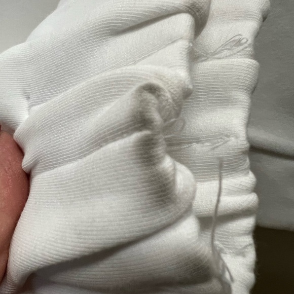 Calia XL NEW With Tags Soft scuba Golf Crew - Pure White Small Dirt Spots shown - Picture 6 of 13